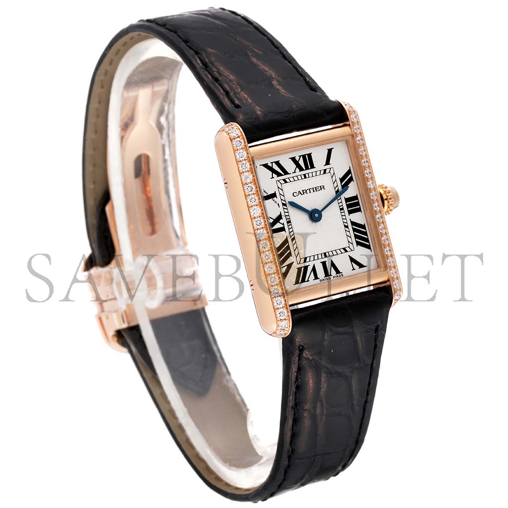 Ca*t*er tank l**is rose gold diamond ladies watch wjta0010